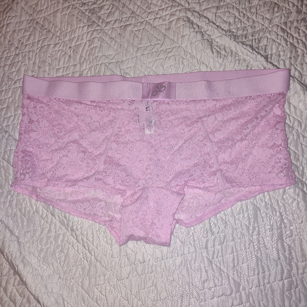 Victoria's secret PINK lace boyshorts XL